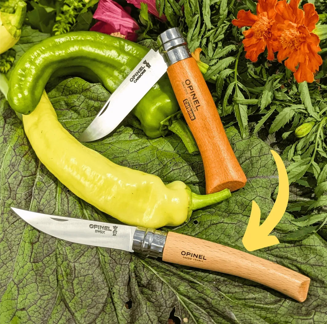 Opinel #8 fillet folding knife on Homestead Iron site