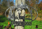 Custom Steel deer sign Homestead Iron 2