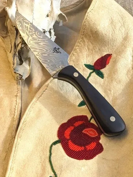 Damascus knife handmade Homestead Iron 3