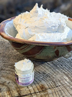 Facial Bliss, Lavender ~ All natural face butter Missouri Herbs big bowl of whipped butter. 