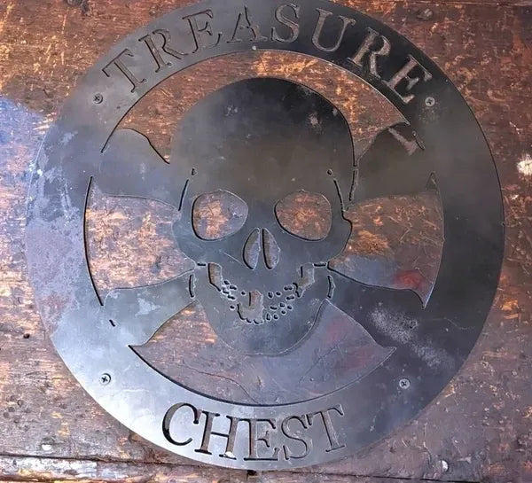 custom skull sign Homestead Iron