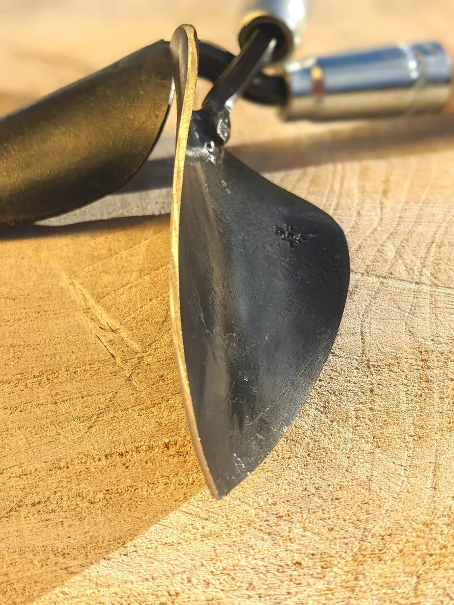 Large Trowel, Hand Forged Garden Tool Homestead Iron sharp edge tool head.