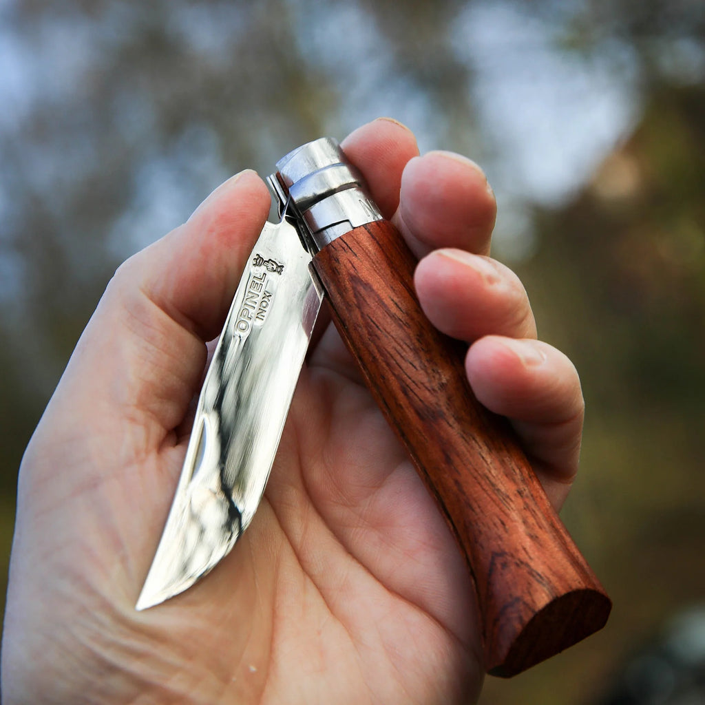 Opinel #6 Padouk Polished Stainless Steel Folding Knife