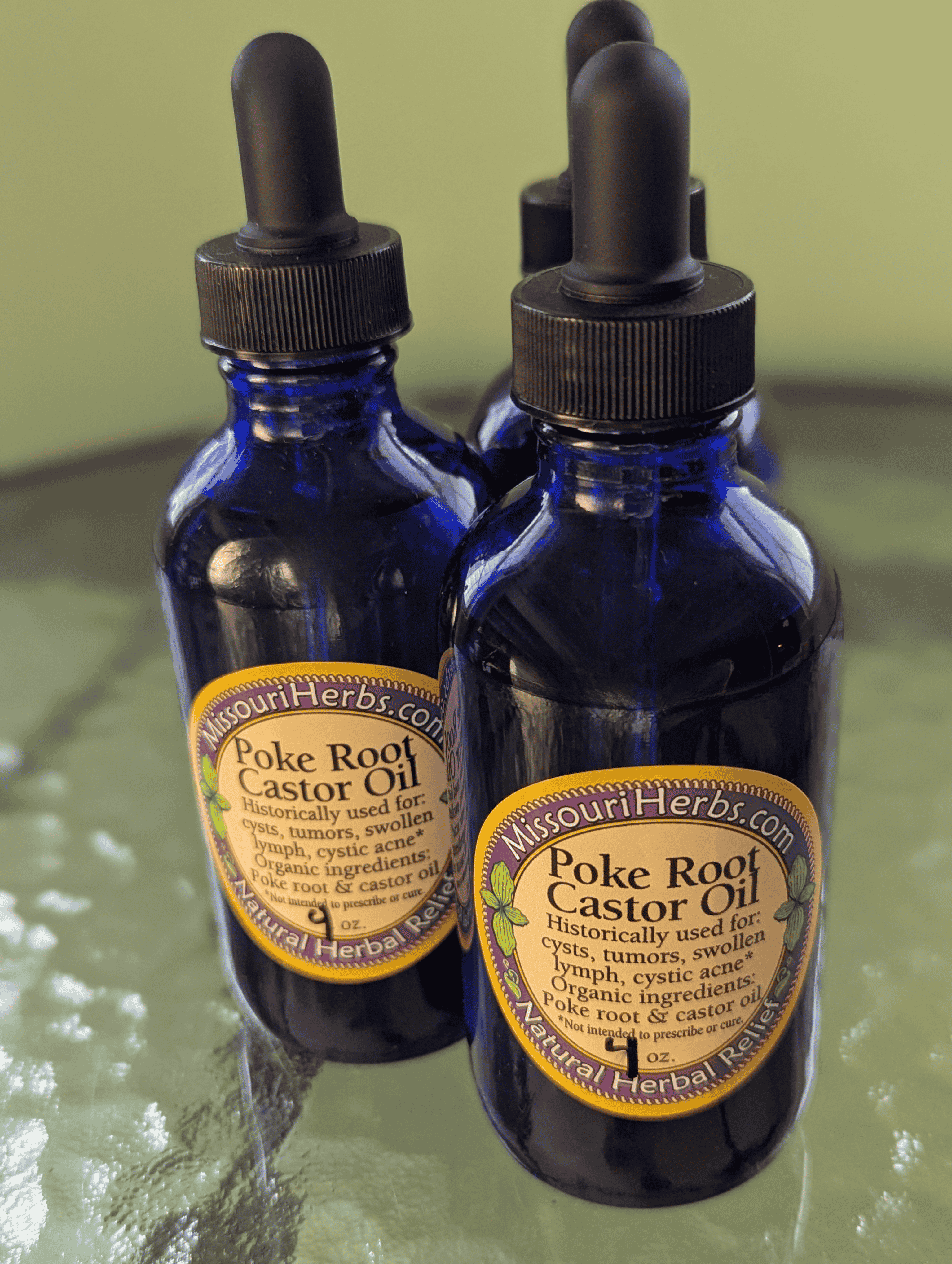 Poke Root Castor Oil – Organic Herbal Infusion | Liquid Extract