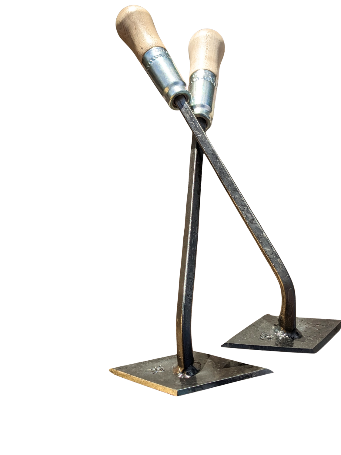 World's strongest garden tools Homestead Iron full size scuffle weeder white background.